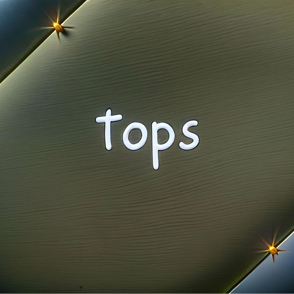 Variety of tops